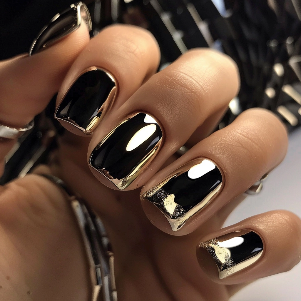 glossy nails